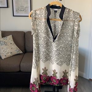 Chiffon handkerchief blouse